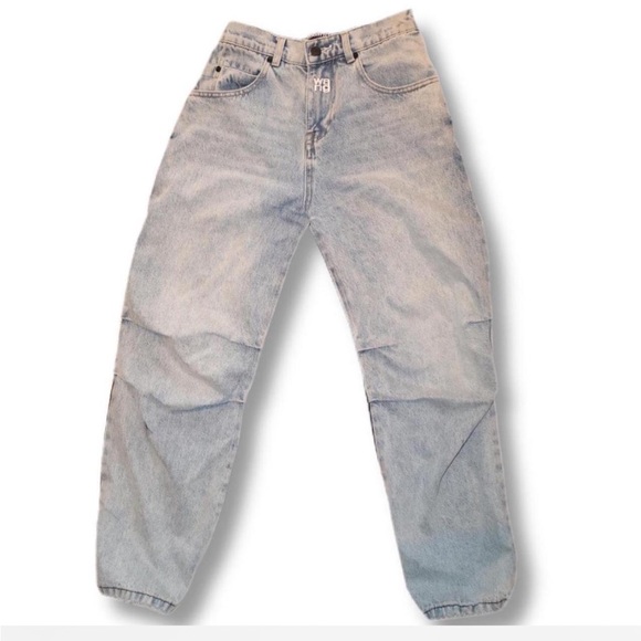 Alexander Wang Denim - Alexander Wang women’s Denim Jeans in Light Blue and black sold out
